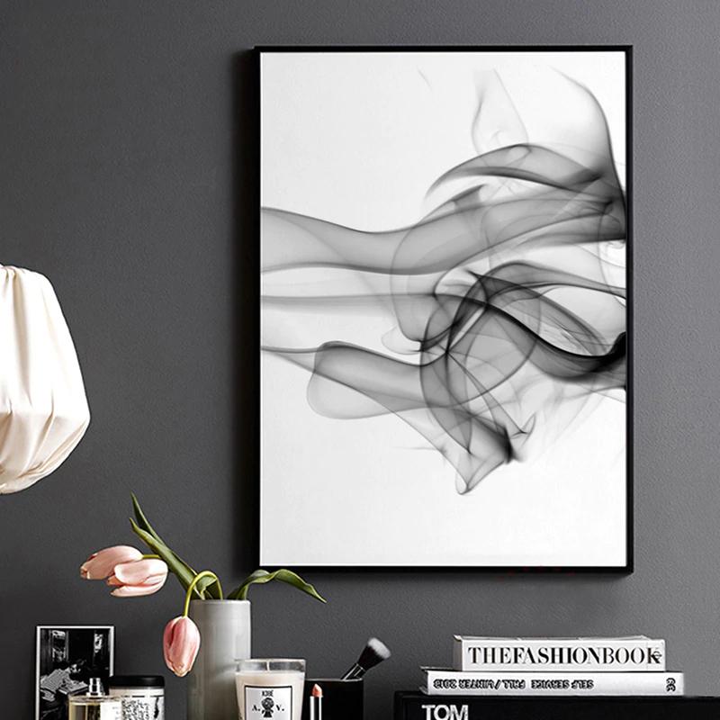 Wall art - Stylish Abstract Black 2 sets- Canvas Prints- Poster Prints