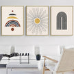 Wall Art - Sun And Rainbow ( 3 sets )- Poster Prints -Canvas Prints