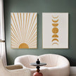 Wall art - Sun and Moon (2 sets)- Canvas Prints- Poster Prints