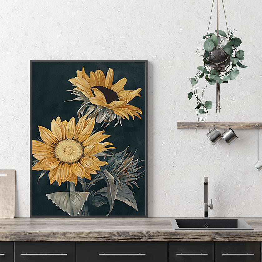 Wall Art - Sunflowers - Canvas Prints-Poster Prints