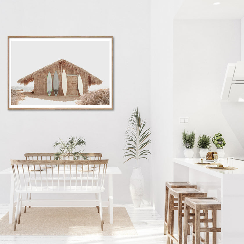 Wall Art - Surf Cabin - Canvas Prints-Poster Prints