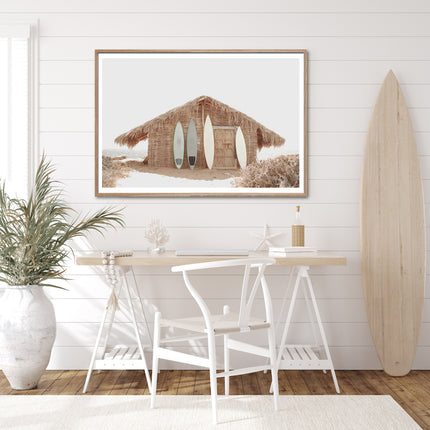 Wall Art - Surf Cabin - Canvas Prints-Poster Prints