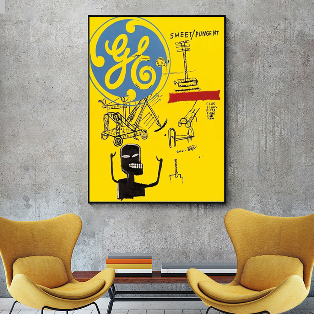 Wall Art - Sweet Pungent By Michel Basquiat - Canvas Prints-Poster Prints