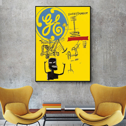 Wall Art - Sweet Pungent By Michel Basquiat - Canvas Prints-Poster Prints
