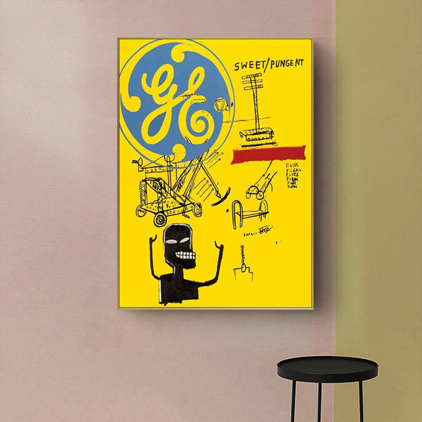 Wall Art - Sweet Pungent By Michel Basquiat - Canvas Prints-Poster Prints