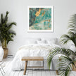 Wall Art Prints - Teal lace (2 sets)- Canvas Prints-Poster Prints