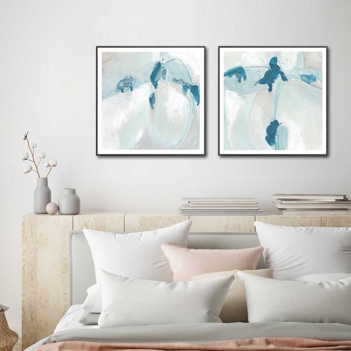 Wall Art - Trace Echo by June Erica Vess (2 sets)- Canvas Prints-Poster Prints