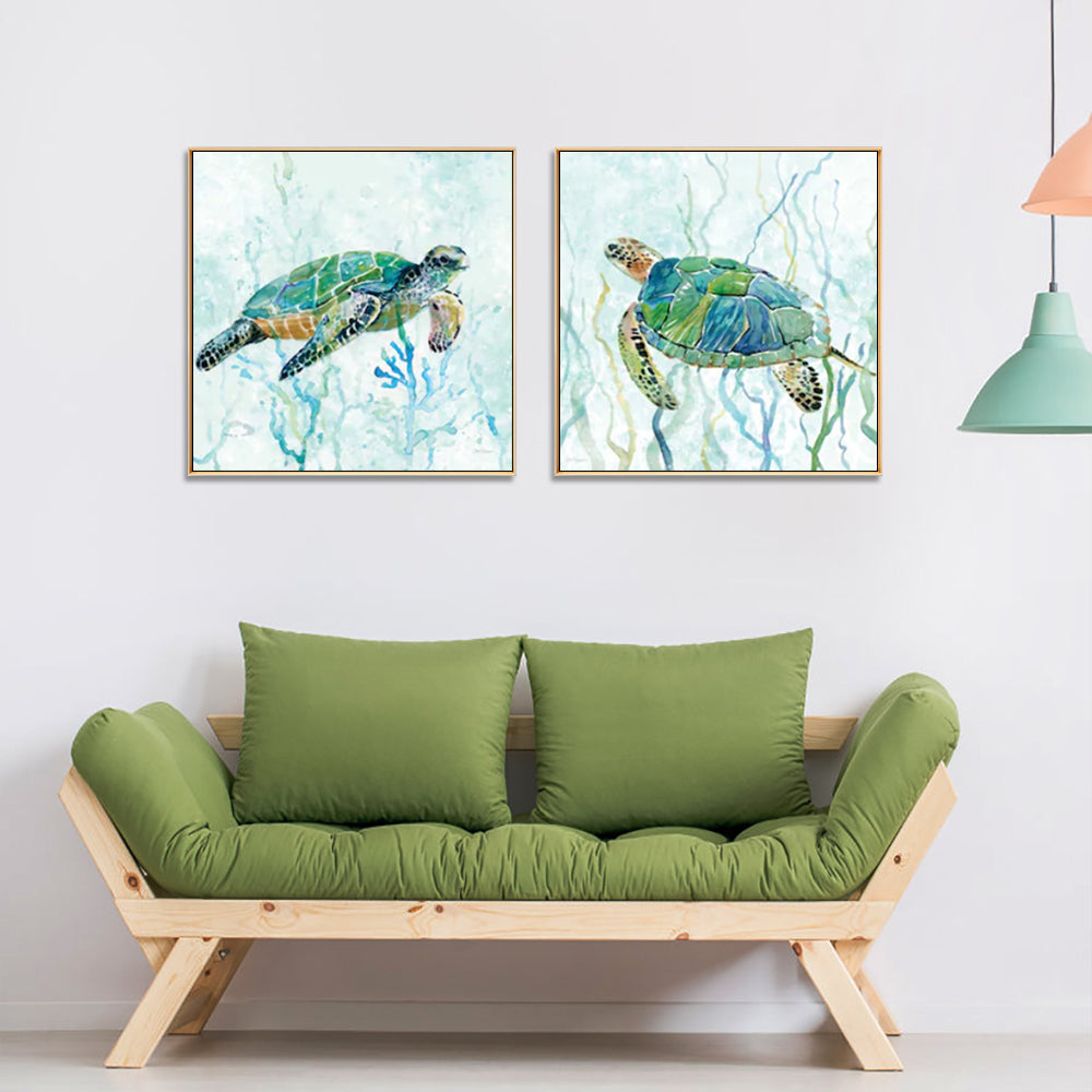 Wall Art - Turtles (2 sets)- Canvas Prints-Poster Prints