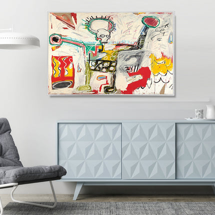 Wall Art - Untitled By Michel Basquiat - Canvas Prints-Poster Prints