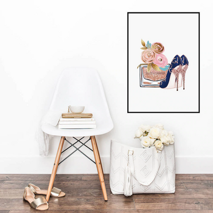 Wall Art -Vogue Girl 3 sets - Poster Prints -Canvas Prints
