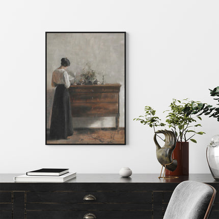 Wall Art - Vintage European Figure - Canvas Prints-Poster Prints