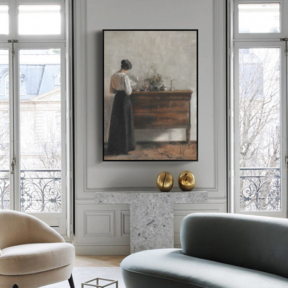 Wall Art - Vintage European Figure - Canvas Prints-Poster Prints