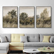 Wall Art - Vintage Neutral Landscape (3 Sets) - Poster Prints -Canvas Prints