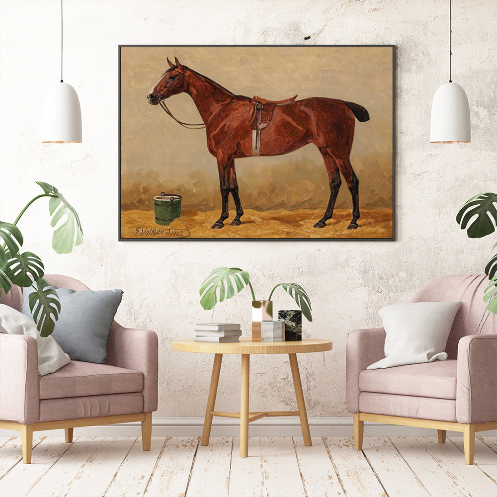 Wall Art - Vintage Horse II - Canvas Prints-Poster Prints