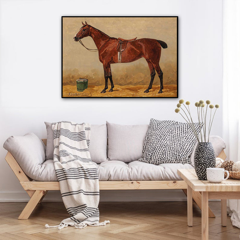 Wall Art - Vintage Horse II - Canvas Prints-Poster Prints