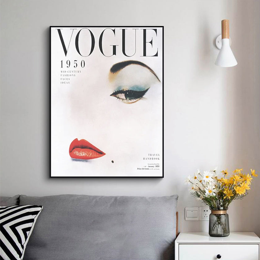 Wall Art - Vogue Lady - Canvas Prints-Poster Prints