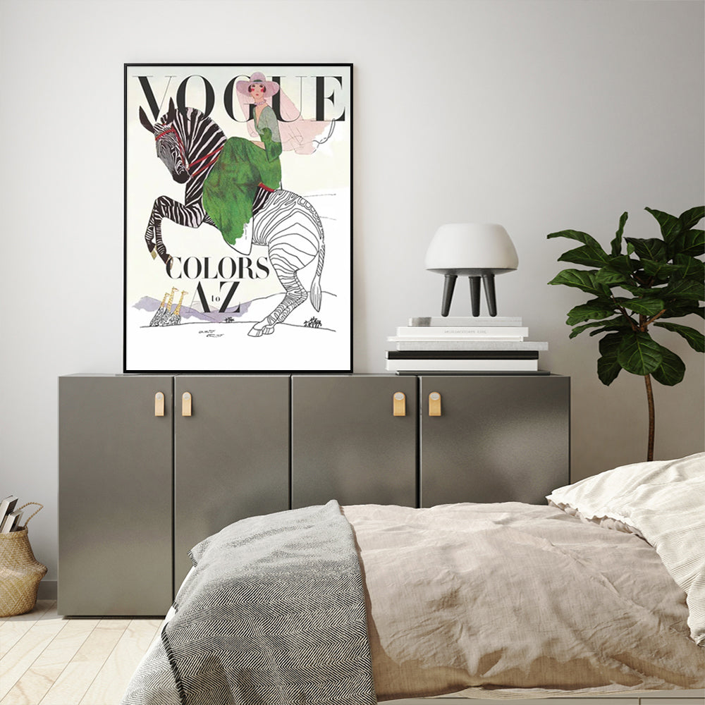 Wall Art - Vogue Lady - Canvas Prints-Poster Prints