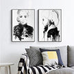 Wall art - Watercolor Sketch (2 sets)- Canvas Prints- Poster Prints