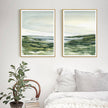 Wall art - Watercolor landscape (2 sets)- Canvas Prints- Poster Prints