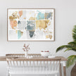 Wall Art - Watercolor World Map - Canvas Prints-Poster Prints