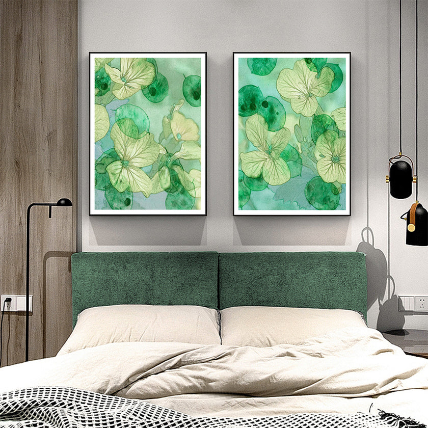 Wall art - Watercolour Zanzibar Gem (2 sets)- Canvas Prints- Poster Prints