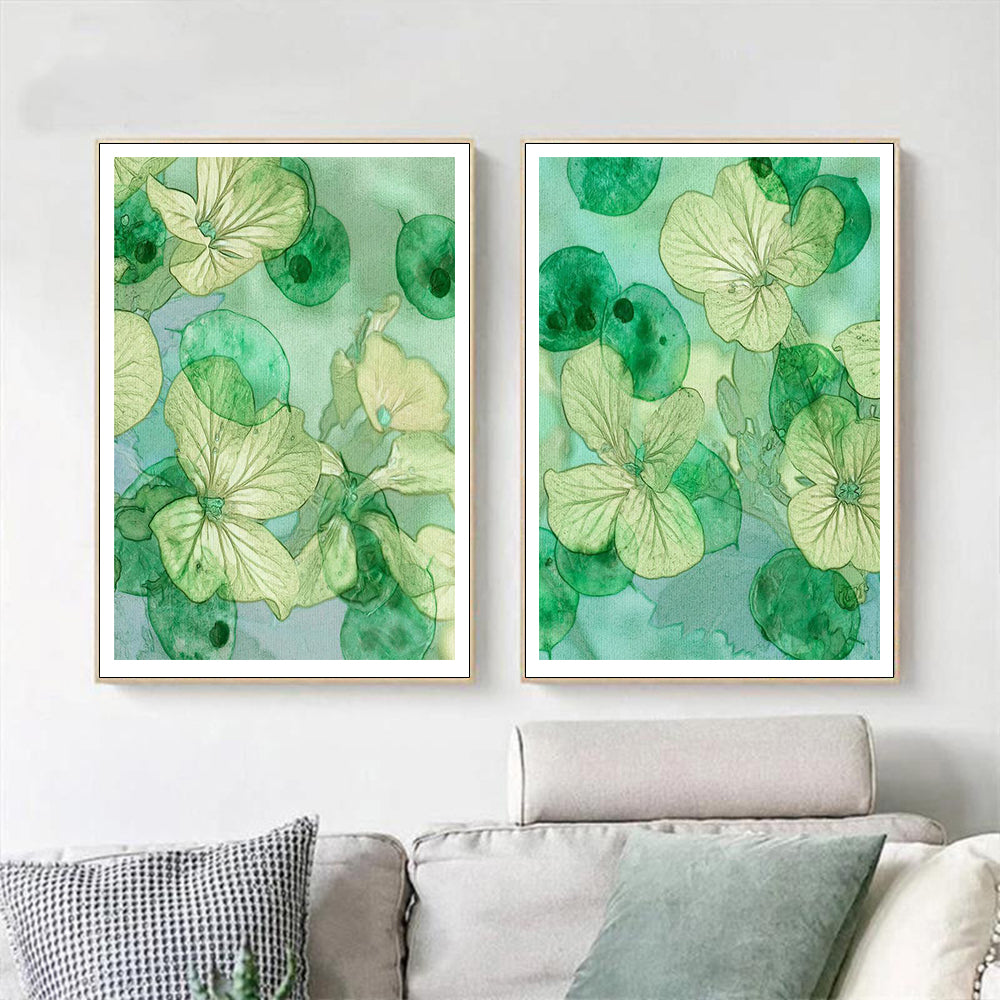 Wall art - Watercolour Zanzibar Gem (2 sets)- Canvas Prints- Poster Prints