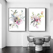 Wall art - Watercolor Floral (2 sets)- Canvas Prints- Poster Prints