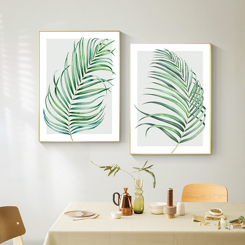 Wall art - Watercolour Palm 2 sets- Canvas Prints- Poster Prints