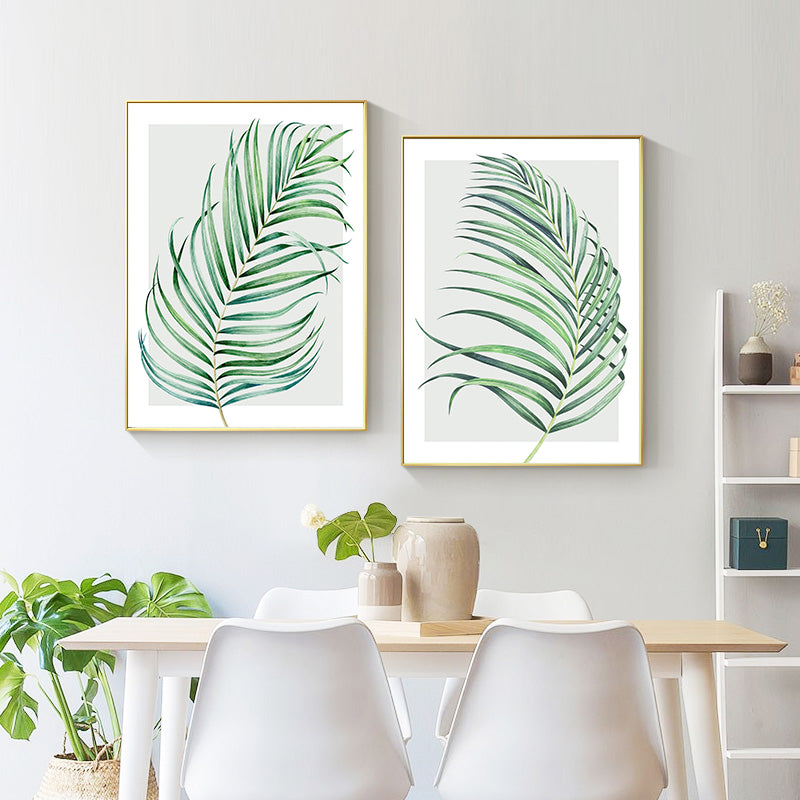 Wall art - Watercolour Palm 2 sets- Canvas Prints- Poster Prints