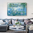 Wall Art - Waterlilies By Claud Monet- Canvas Prints-Poster Prints