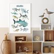 Wall art - Sharks Chart - Canvas Prints - Poster Prints