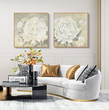 Wall Art - White Peony (2 sets)- Canvas Prints-Poster Prints