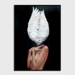 Colourful Art - Print Wall Art - Whiter feather angel - Canvas Prints-Poster Prints