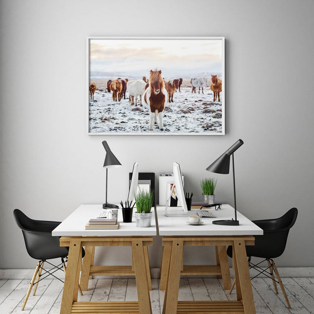 Animals art prints - Wild Horses - Canvas Prints - Poster Prints