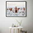 Animals art prints - Wild Horses - Canvas Prints - Poster Prints