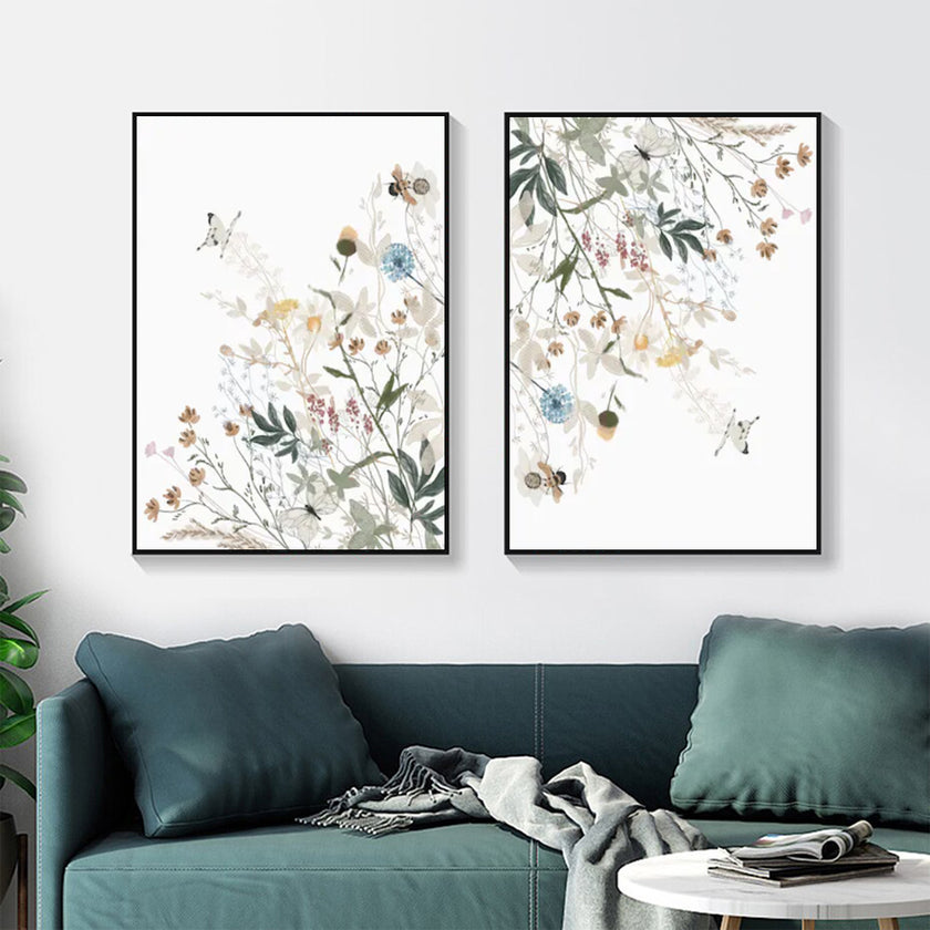 Wall art - Wild flower (2 sets)- Canvas Prints- Poster Prints