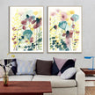 Wall art - Wildblumen im Summer (2 sets)- Canvas Prints- Poster Prints