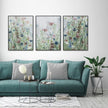 Wall Art - Wildflowers Field (3 Sets) - Poster Prints -Canvas Prints