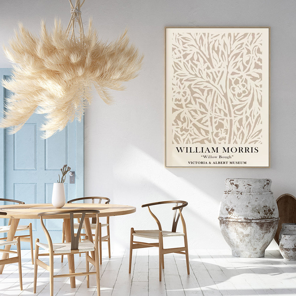 Wall Art - William Morris Neutral - Canvas Prints-Poster Prints