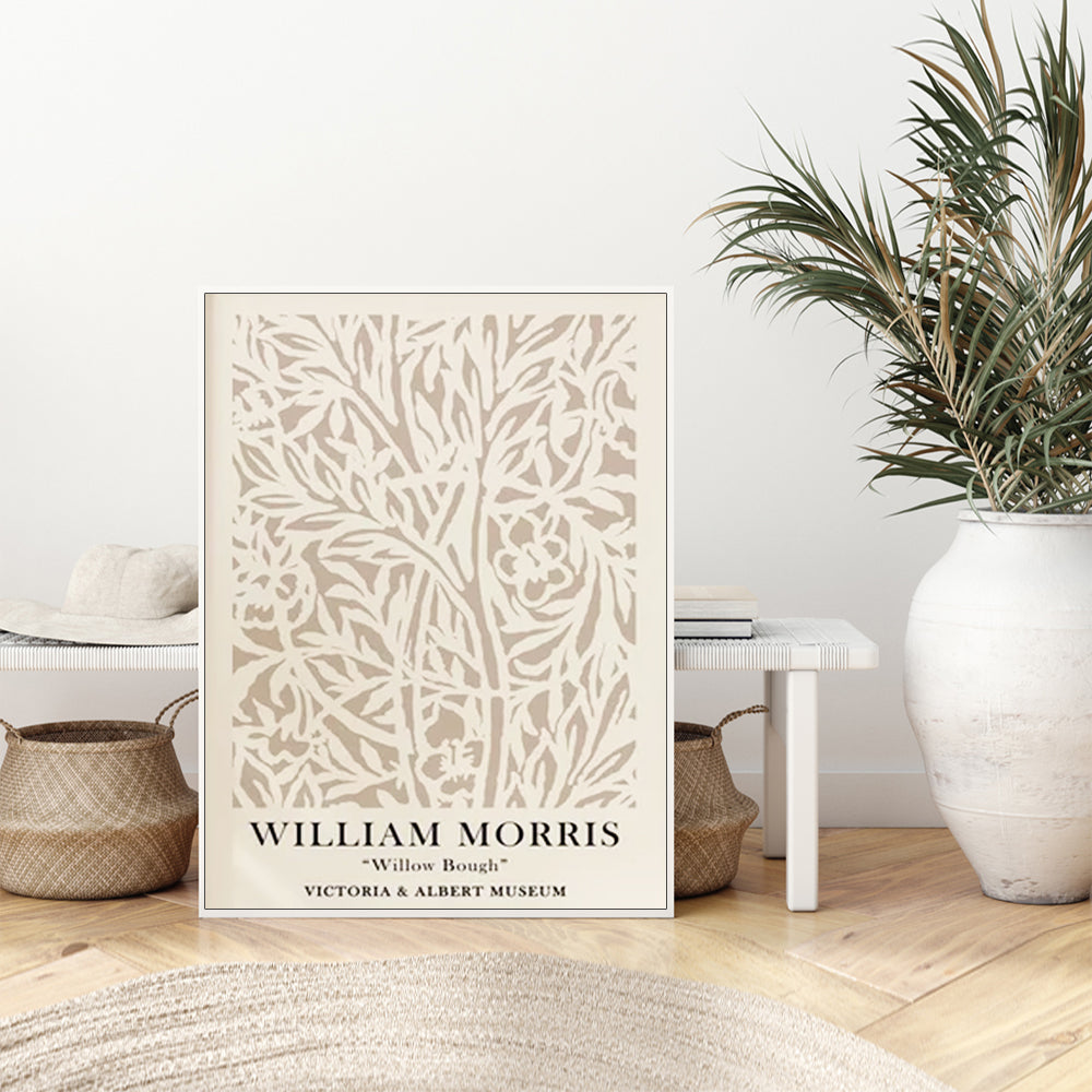 Wall Art - William Morris Neutral - Canvas Prints-Poster Prints