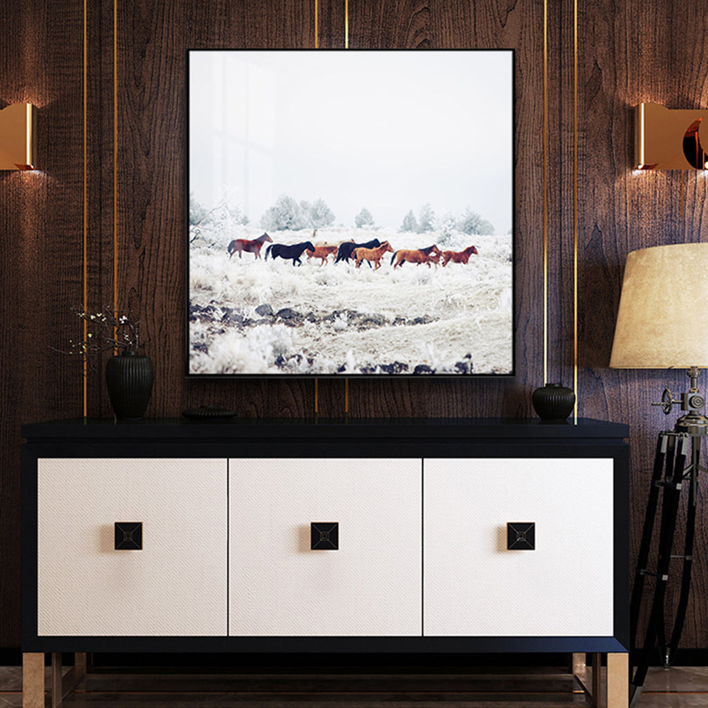 Wall Art -Winter Horseland 2 sets - Canvas Prints-Poster Prints