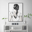 Wall Art - Woman Back With Butterfly - Canvas Prints-Poster Prints