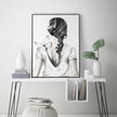Wall Art - Woman Back With Butterfly - Canvas Prints-Poster Prints