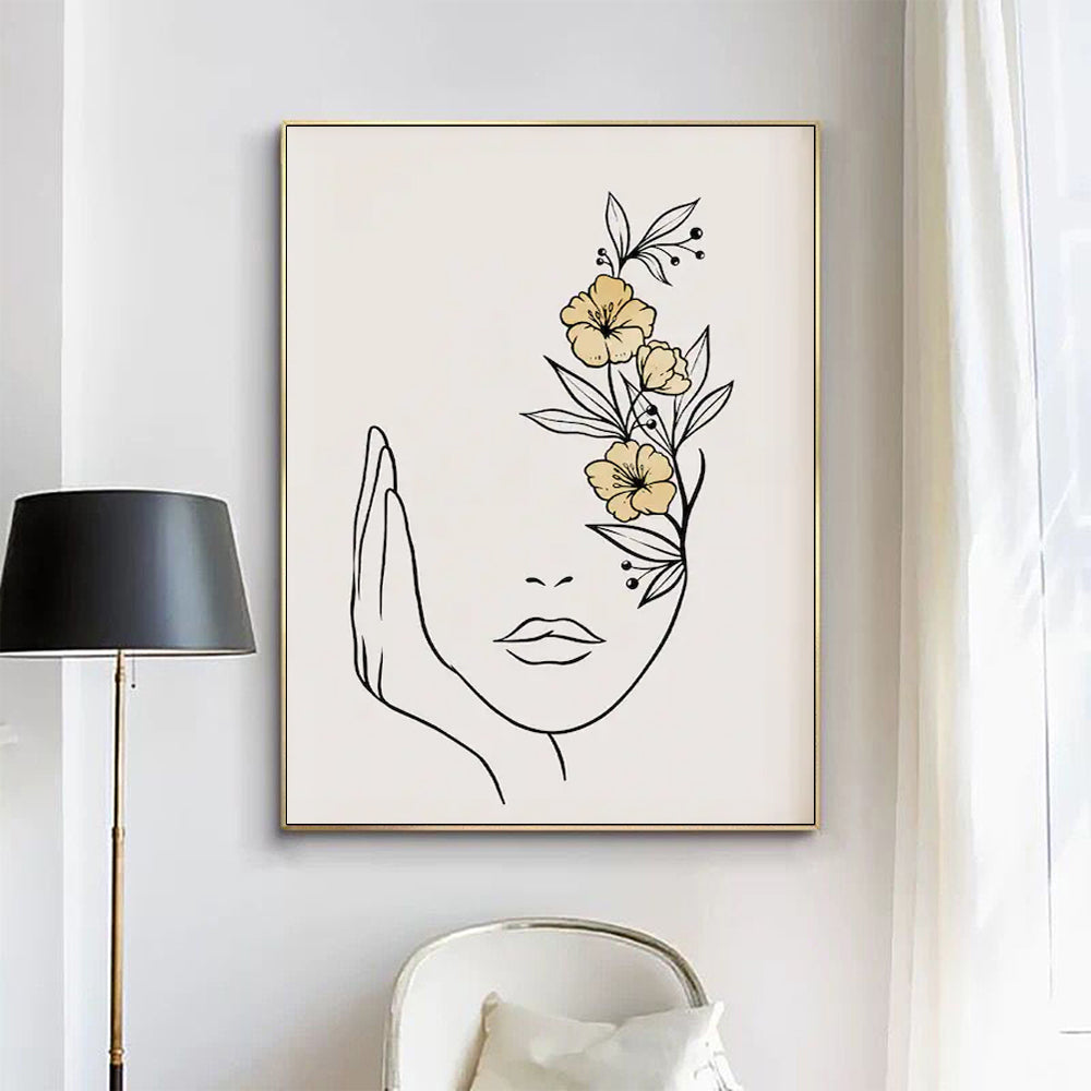 Wall Art - Woman's Face - Canvas Prints-Poster Prints