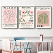 Wall Art - Mix Art By Yayoi Kusama Picasso Matisse ( 3 sets )- Poster Prints - Canvas Prints
