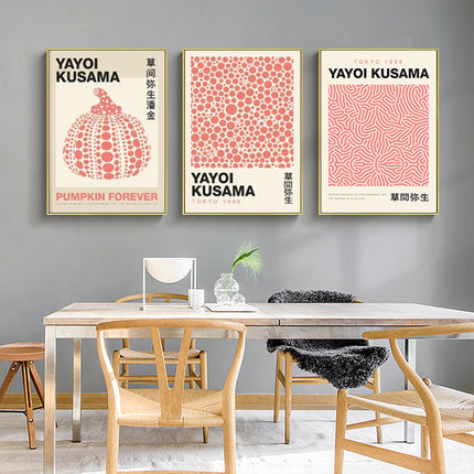 Wall Art By Yayoi Kusama II ( 3 sets )- Poster Prints - Canvas Prints