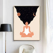 Wall Art - Yoga Woman - Canvas Prints-Poster Prints