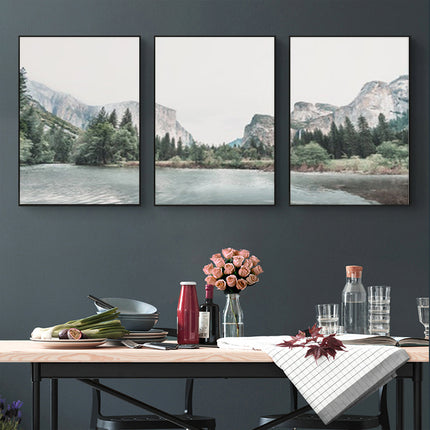 Wall Art  - Yosemite Valley National Park 3 Sets - Poster Prints -Canvas Prints