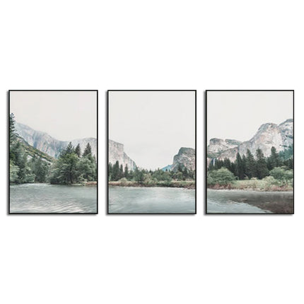 Wall Art  - Yosemite Valley National Park 3 Sets - Poster Prints -Canvas Prints
