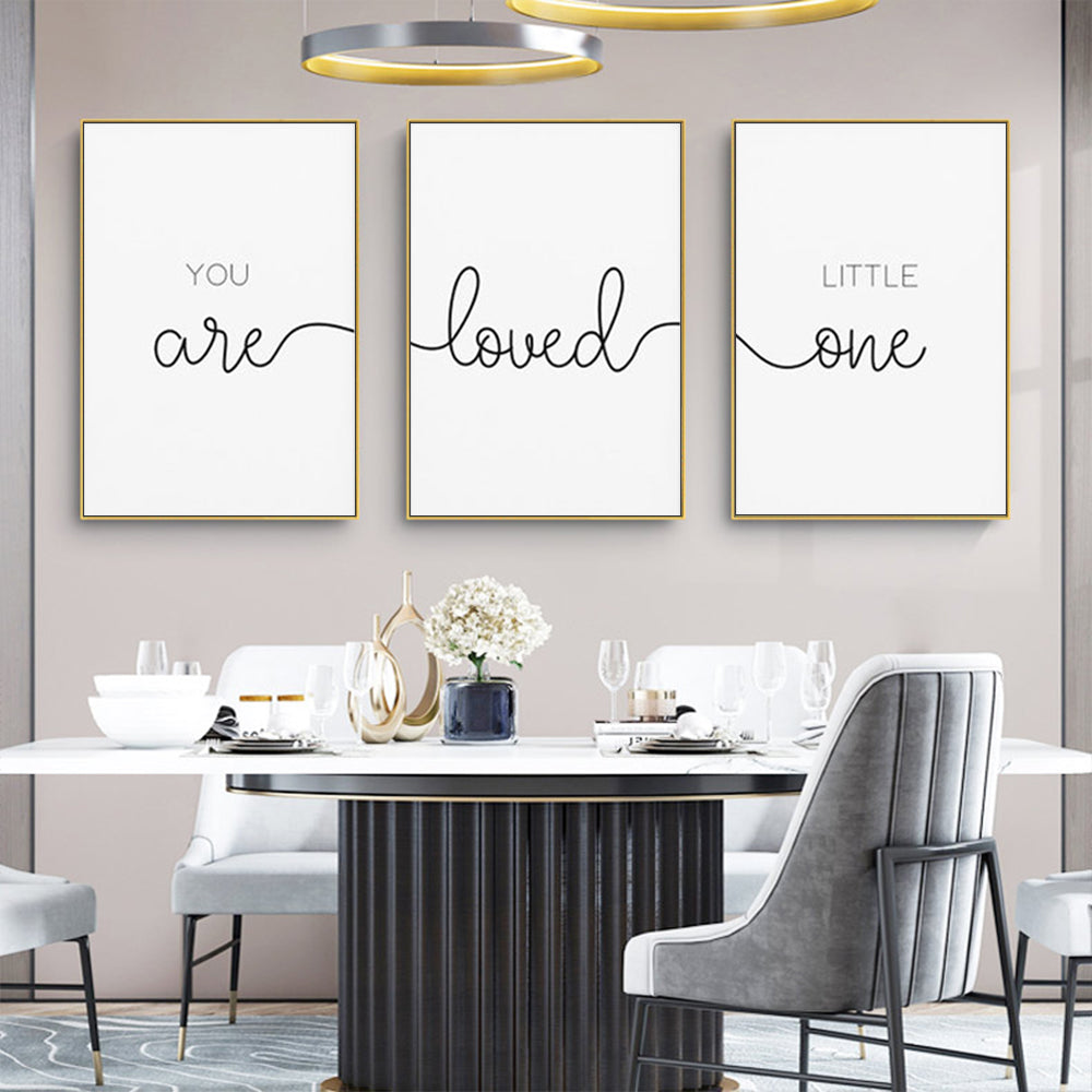 Wall Art - You Are Loved ( 3 sets )- Poster Prints -Canvas Prints